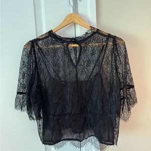 Mango Women’s Lace Top